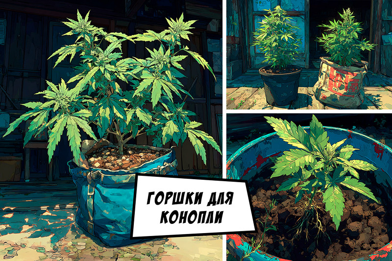 Горшки для конопли