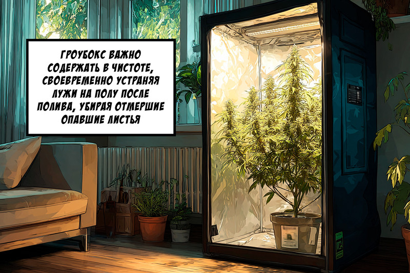 Ошибки, связанные с уходом за гроубоксом